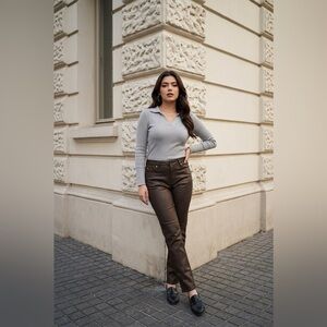 INC International Concepts Brown Straight Pants